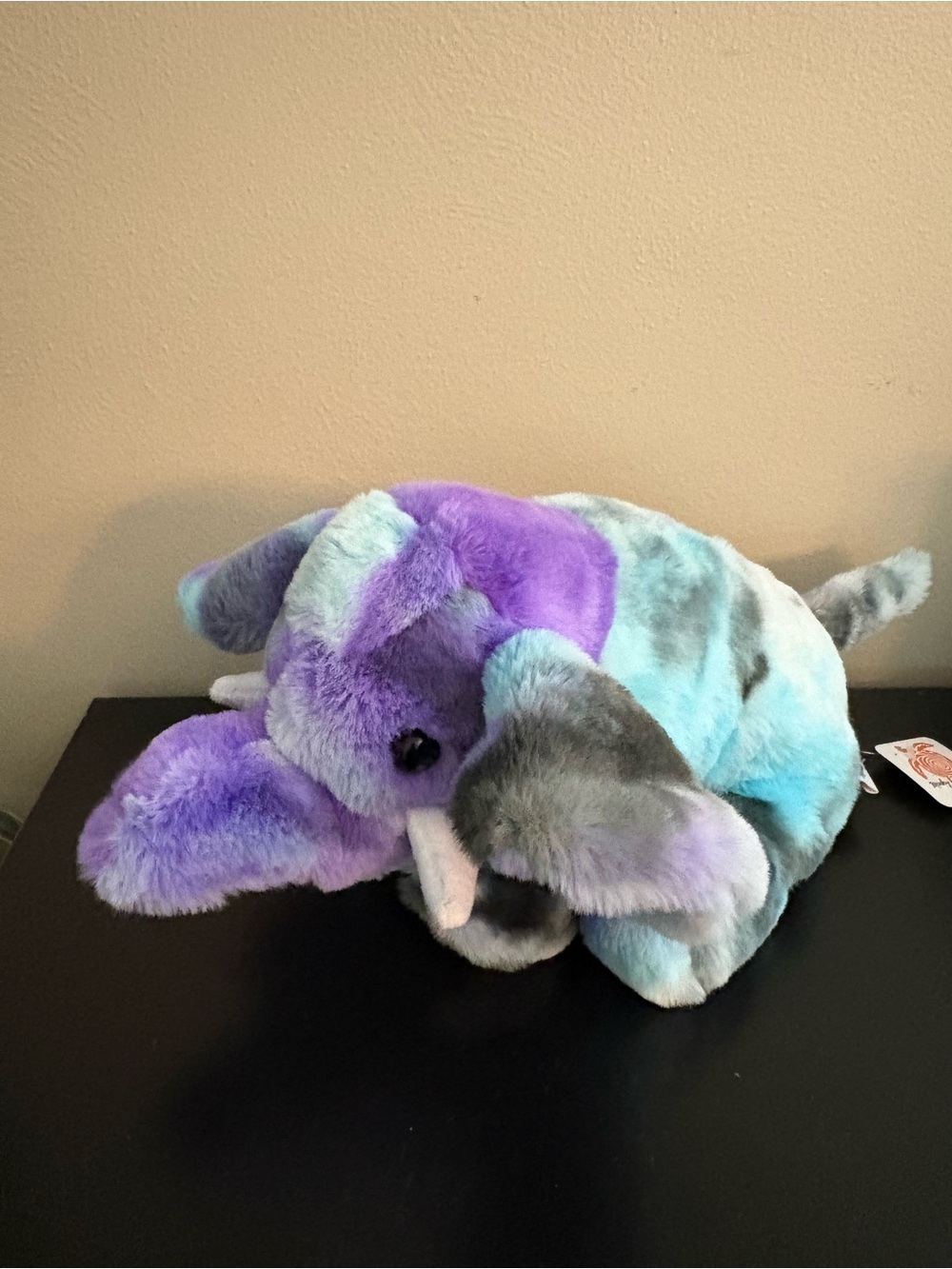 Minky mini elephant Stuffie plush stuffed animal